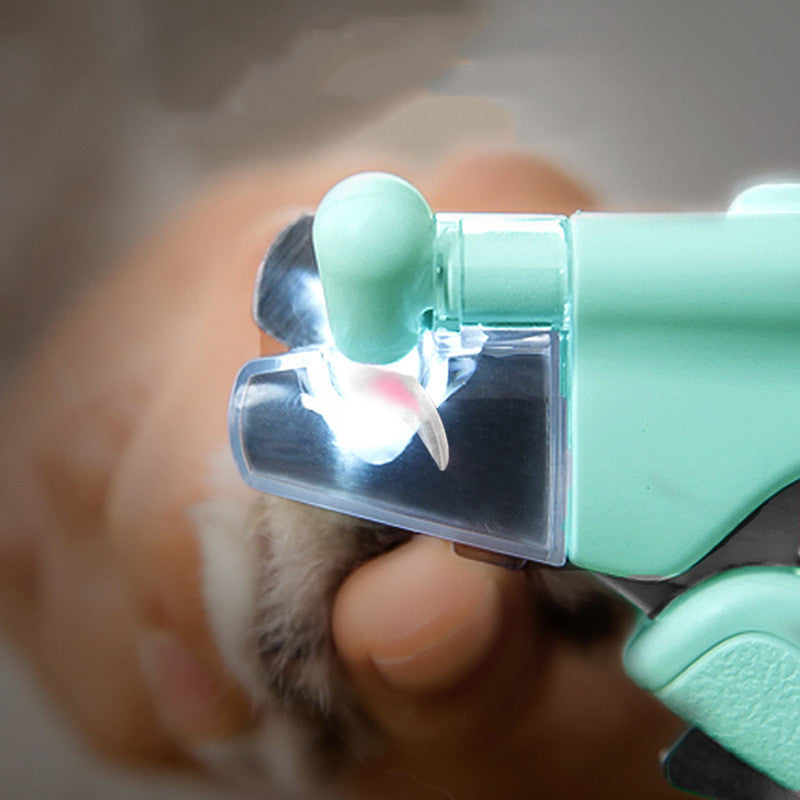 Pet Nail Clippers with LED Light Dogs Cat Nail Scissors Professional Trimmer Tool Care Grooming Supplies