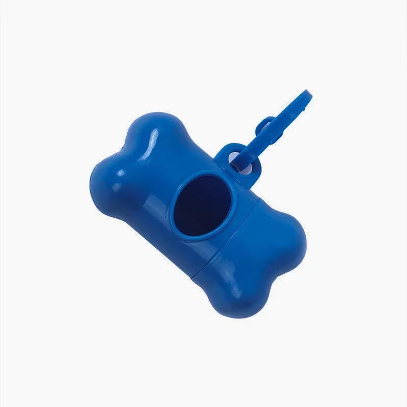 Pet Waste Bag Dispenser Dog Poop Picking Bag Garbage Distribution Cleaning Supply Cute Bone-Shaped Pet Trash Box Toilet Picker