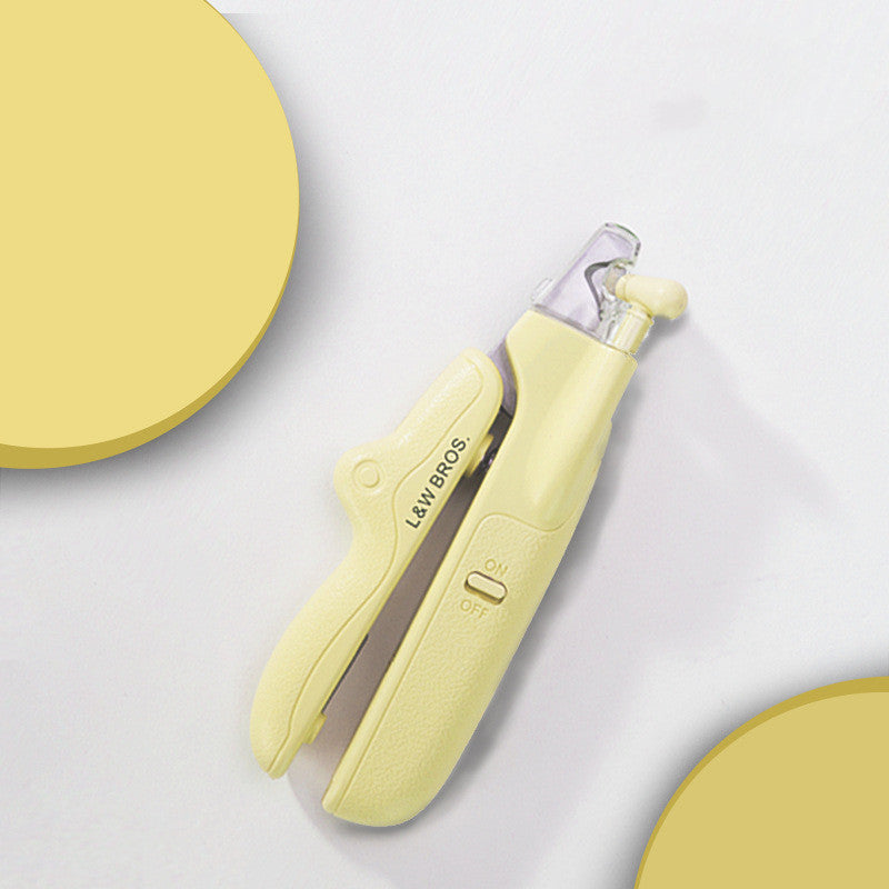Pet Nail Clippers with LED Light Dogs Cat Nail Scissors Professional Trimmer Tool Care Grooming Supplies