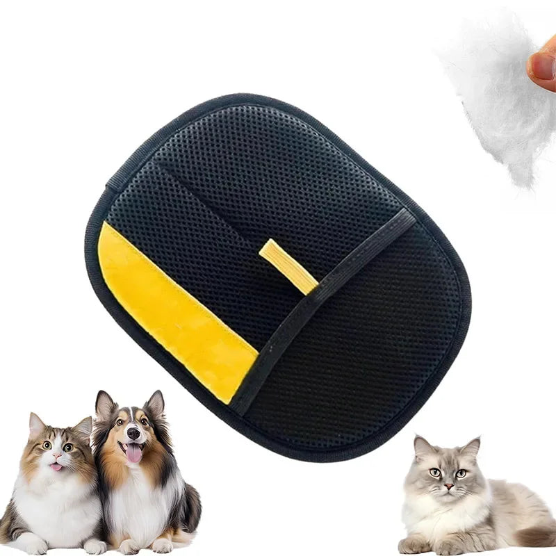 Pet Electrostatic Hair Removal Gloves Cat Hair Removal Brush Adhesive Gloves Cat Comb Cleaning Hair Removal Grooming Glove